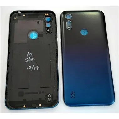Tapa trasera o tapa bateria azul para Motorola Moto E6I