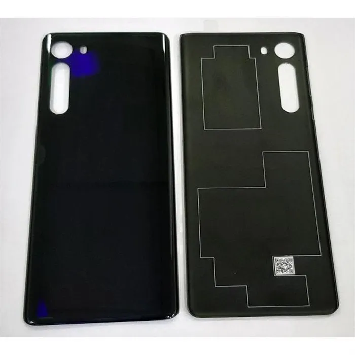 Tapa trasera o tapa bateria negra para Motorola Moto Edge