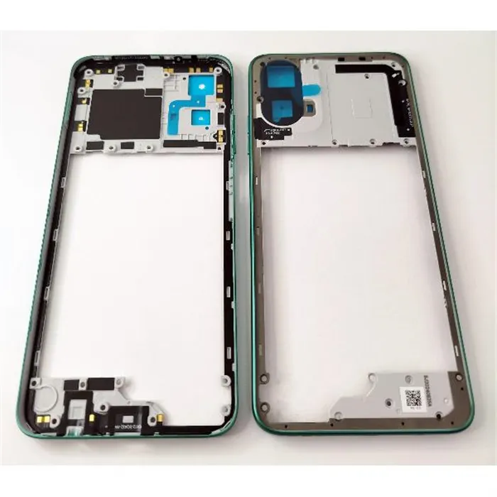 Carcasa o marco central verde para Motorola Moto G35 5G