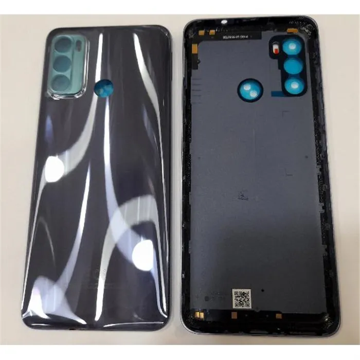 Tapa trasera o tapa batería gris para Motorola G60 Service Pack Premium