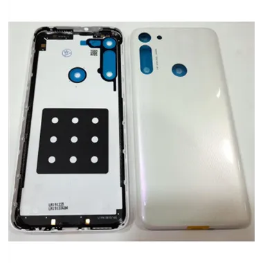 Tapa trasera o tapa bateria blanca para Motorola Moto G8 XT2045-1