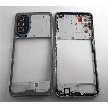 Carcasa trasera o marco plata para Motorola Moto G82 XT2225 calidad premium
