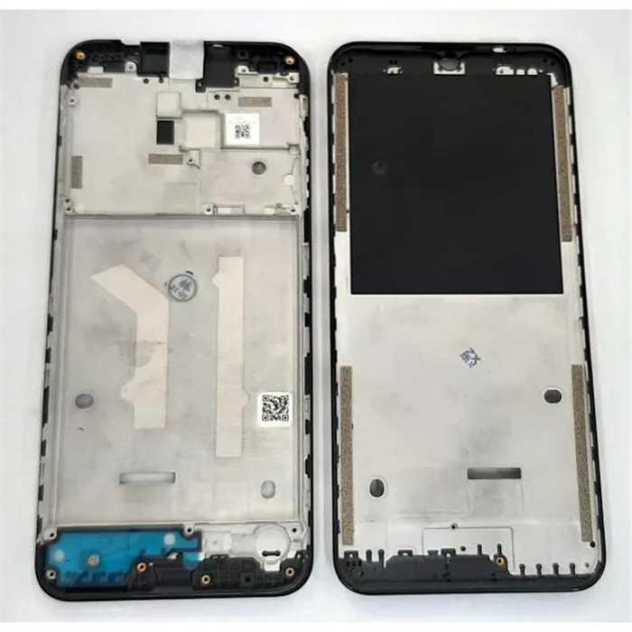 Carcasa central o marco negro para Motorola Moto G9 Play calidad premium
