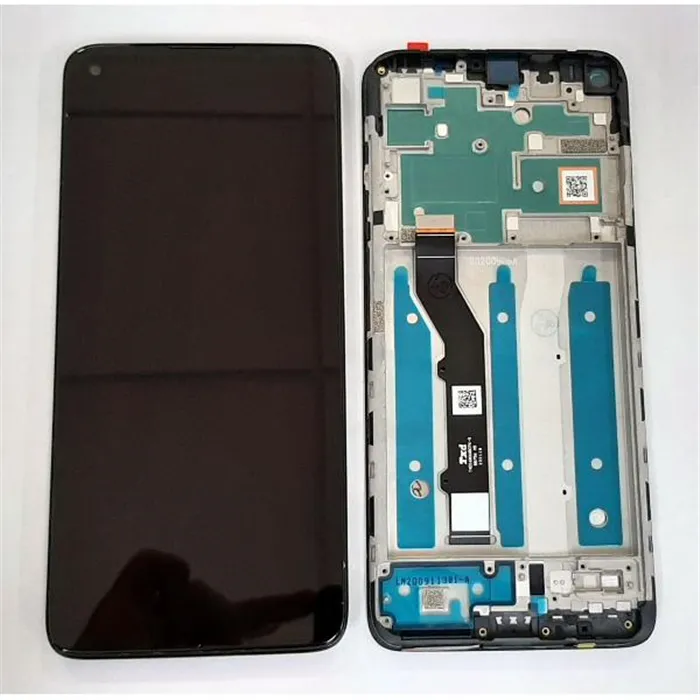 Pantalla LCD para Moto g9 plus mas tactil negro mas marco negro calidad premium