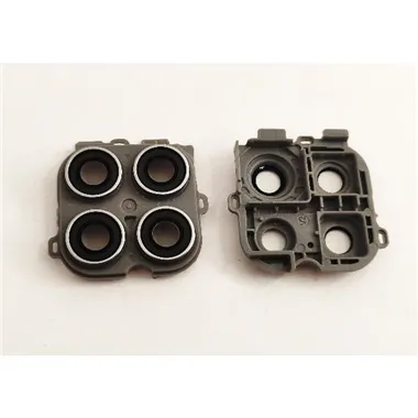 cristal camara para Moto G9 power mas cubierta camara plata calidad premium
