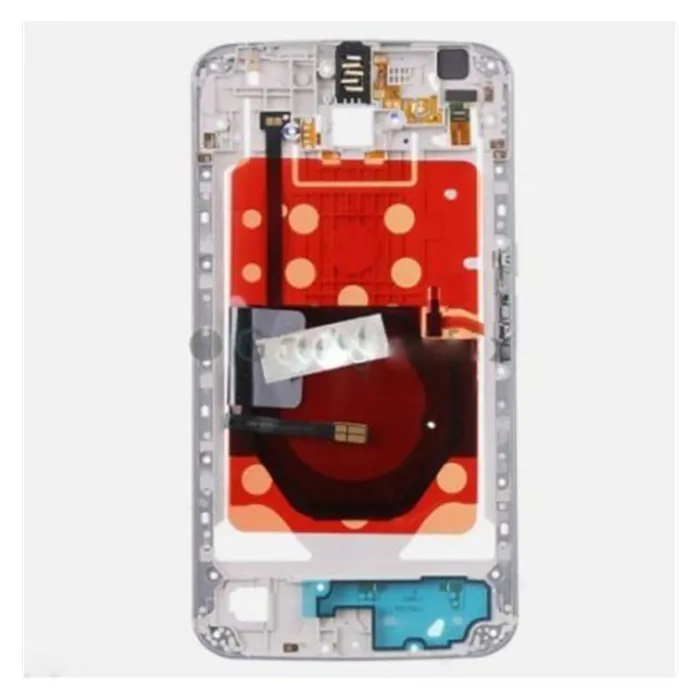 Motorola XT1100 XT1103 Google Nexus 6 carcasa central blanco