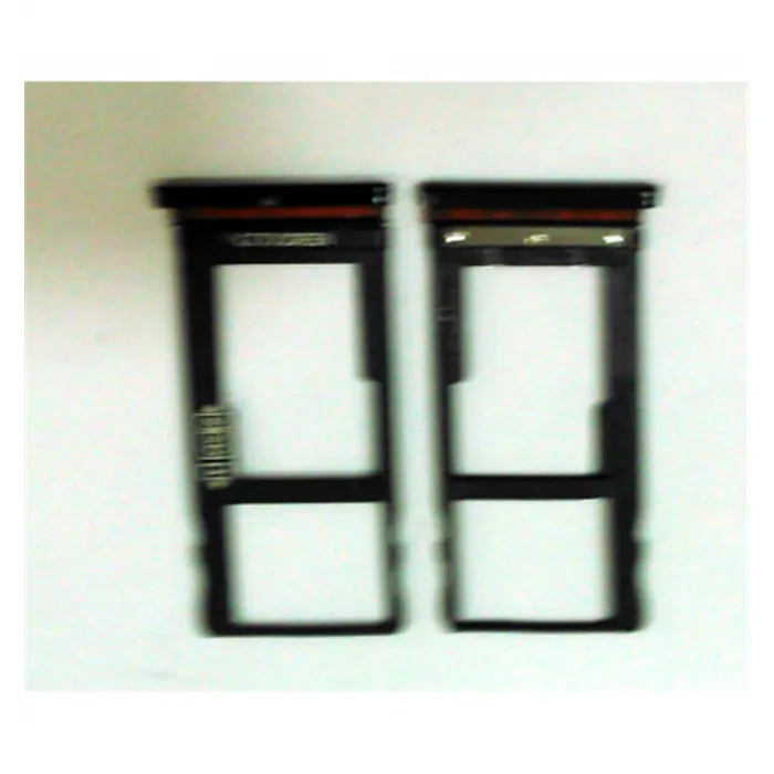 Soporte o bandeja SIM negra para Motorola Moto One Vision Moto P50 XT1970