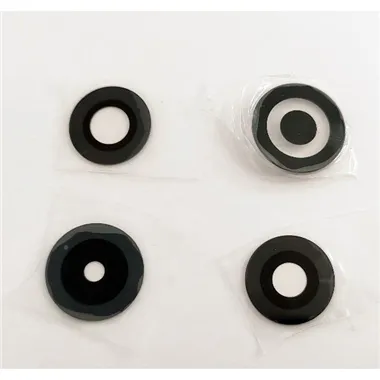 Set 4 cristal camara negros para Oneplus 10T CPH2415 calidad premium