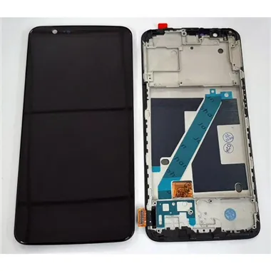 Pantalla oled para Oneplus 5T mas tactil negro mas marco negro compatible