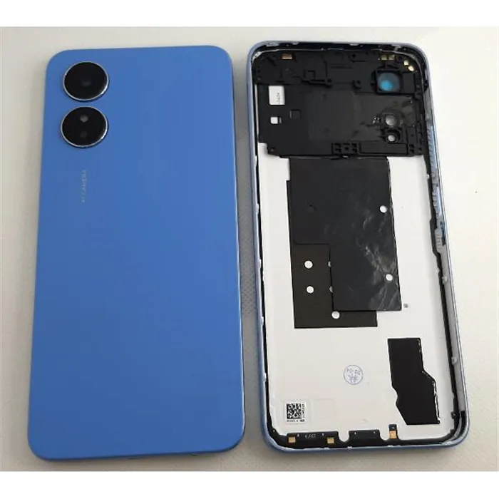 Tapa trasera o tapa bateria azul para Oppo A17 CPH2477 mas cubierta camara