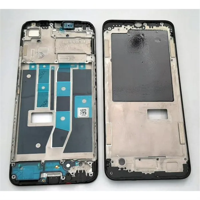 Carcasa central o marco negro para Oppo A54S CPH2273 calidad premium