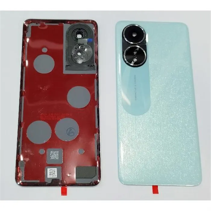 Tapa trasera o tapa bateria verde para OPPO A58 4G CPH2577 con lente de camara