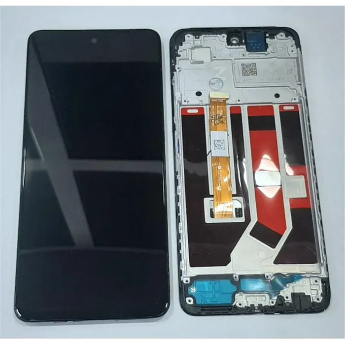 Pantalla lcd para Oppo A58 4G mas tactil negro mas marco negro calidad premium