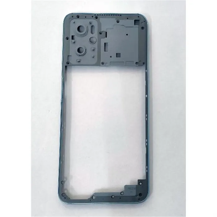 Carcasa central o marco azul para Oppo A76 CPH2375 calidad premium