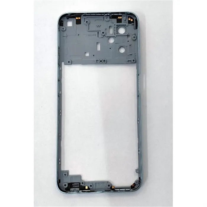 Carcasa central o marco azul para Oppo A76 CPH2375 calidad premium