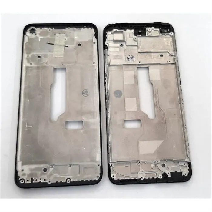 Carcasa central o marco negro para Oppo A76 CPH2375 calidad premium
