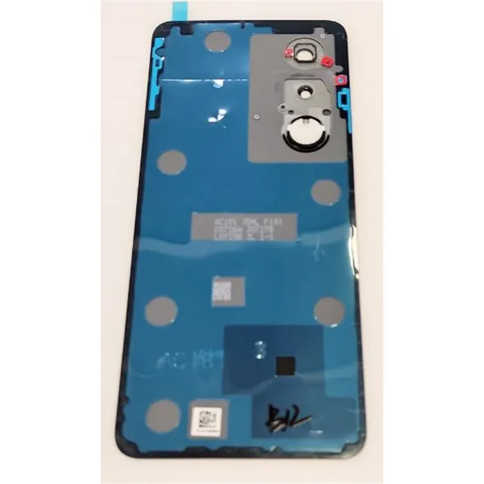 Tapa trasera o tapa bateria morada para Oppo A80 5G con cubierta de camara