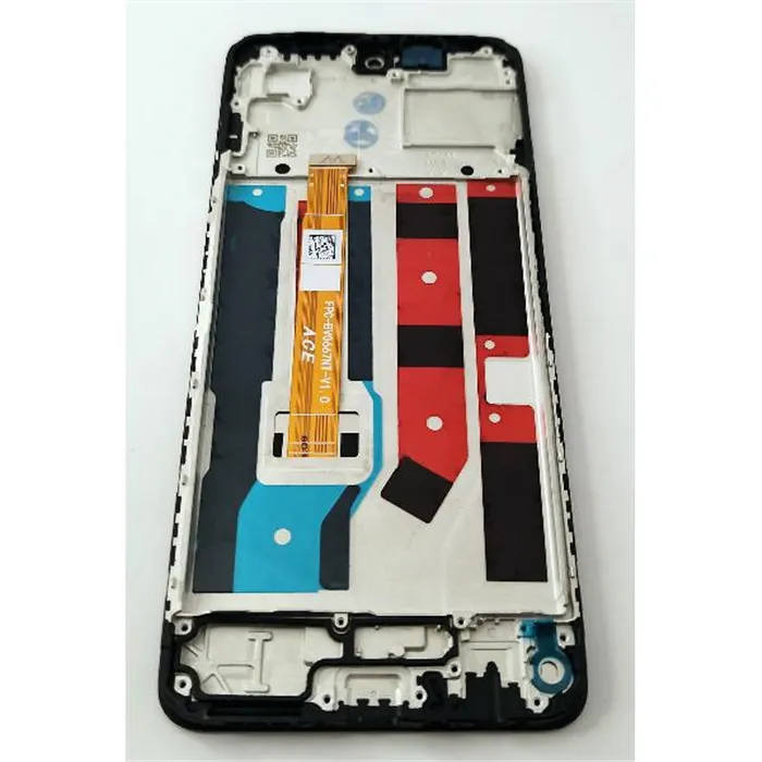 Pantalla lcd para Oppo A80 5G mas tactil negro con marco negro compatible