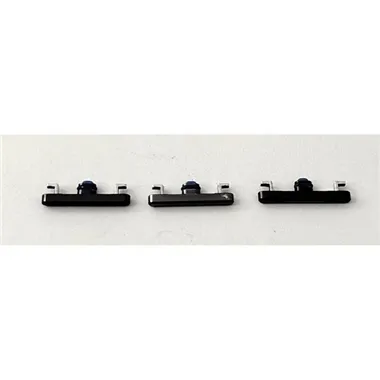 Set de 3 Botones laterales negros para Oppo Find X5 CPH2307 calidad premium