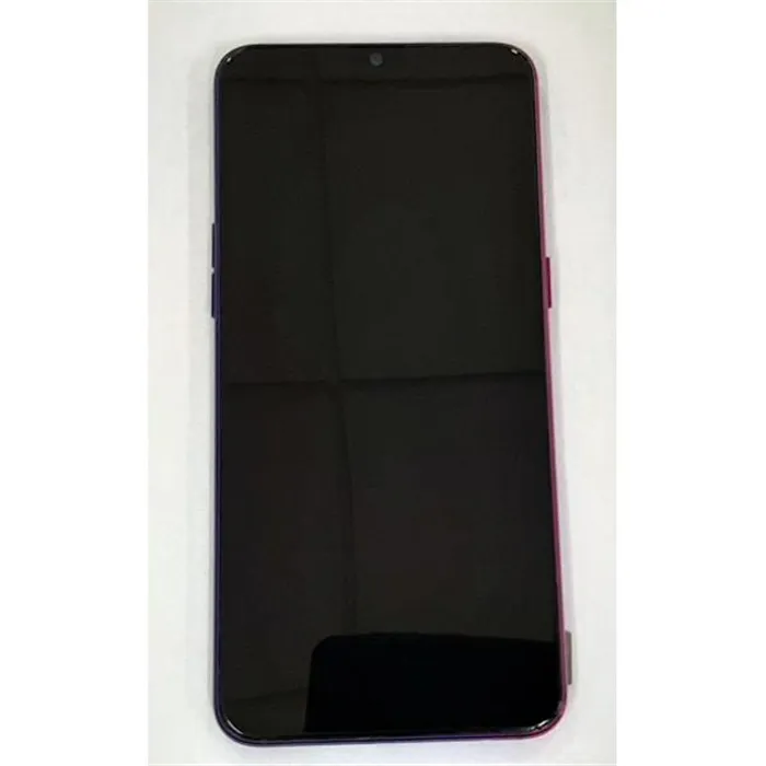 Pantalla lcd para Oppo R17 mas tactil negro mas marco azul compatible