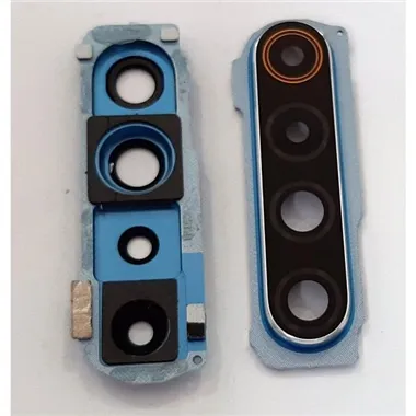 Cubierta camara azul para Oppo Realme X50 RMX2051 calidad premium