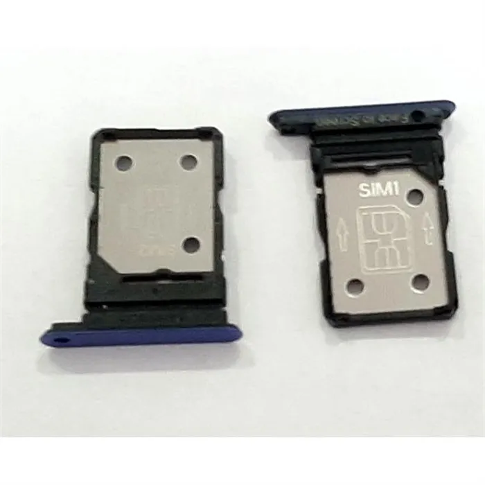 Soporte o bandeja dual sim azul para Oppo Realme X50 RMX2051 calidad premium