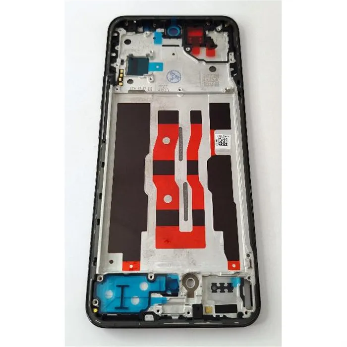 Carcasa central negra para Oppo Reno 12 5G CPH2625 calidad premium