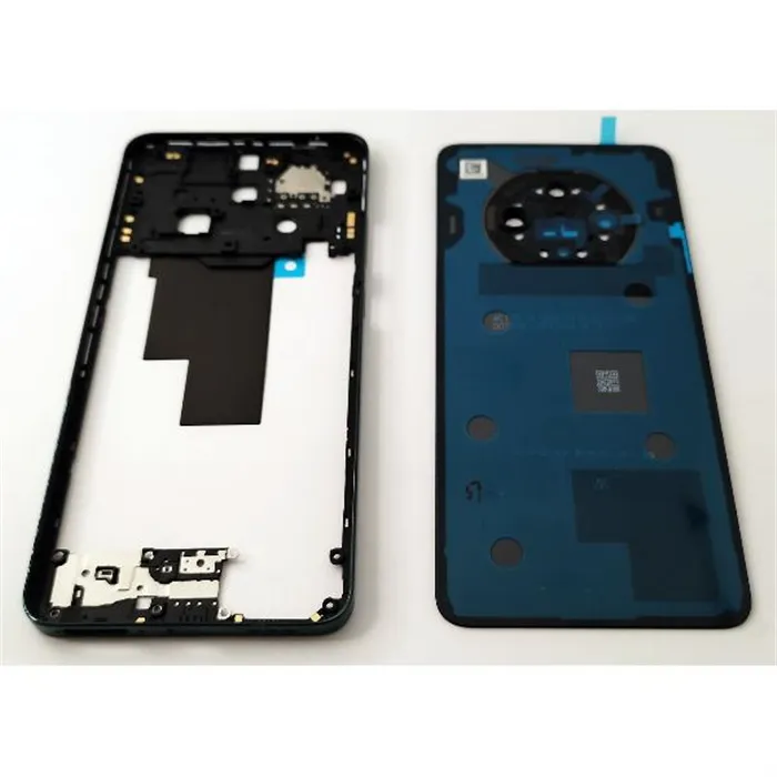 Tapa trasera o tapa bateria verde para Oppo Reno 12 F 5G con cristal de camara