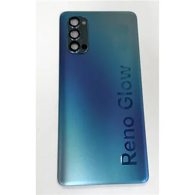Tapa trasera o tapa bateria azul para Oppo Reno 4 Pro 5G mas cubierta camara