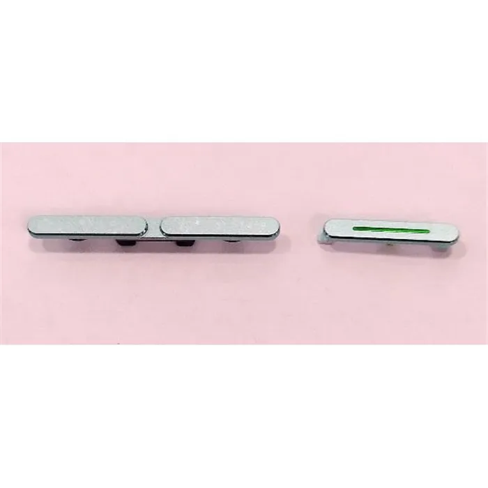 Set 2 Botones laterales azules para Oppo Reno 6 5G CPH2251 calidad premium