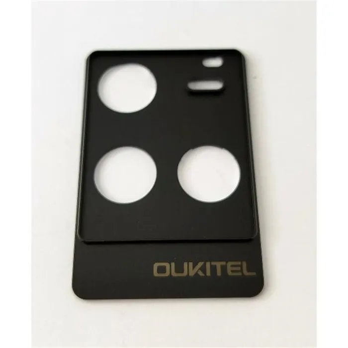 Cristal de camara con marco negro para Oukitel WP50 5G calidad premium