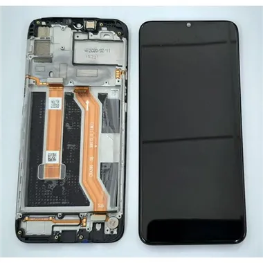 Pantalla lcd para Realme 6I mas tactil negro mas marco negro Service Pack