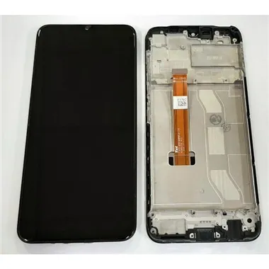 Pantalla lcd para Realme C25 mas tactil negro mas marco negro calidad premium