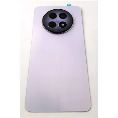 Tapa trasera o tapa bateria morada para Realme 12 4G con cubierta de camara