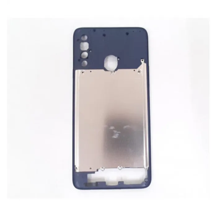 Carcasa central o marco azul para Samsung Galaxy A20S A207 calidad premium