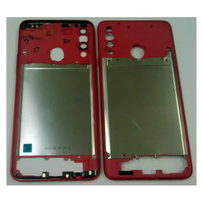 Carcasa o marco frontal rojo para Samsung Galaxy A20S A207 calidad premium
