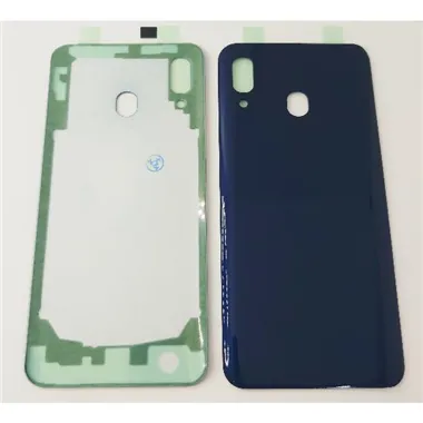 Tapa trasera o tapa bateria azul para Samsung Galaxy A20 A205 