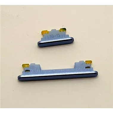 Set 2 botones azules para Samsung Galaxy A33 5G SM-A336 calidad premium