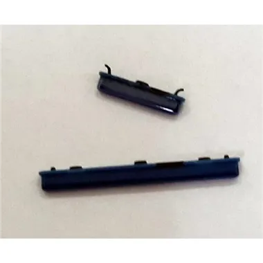 Set 2 botones azules para Samsung Galaxy A71 A715 calidad premium