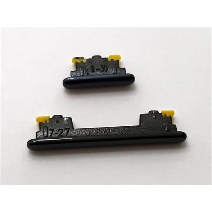 Set 2 botones negros para Samsung Galaxy A73 5G SM-A736B calidad premium