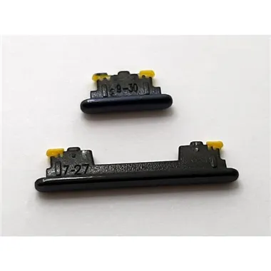 Set 2 botones negros para Samsung Galaxy A73 5G SM-A736B calidad premium