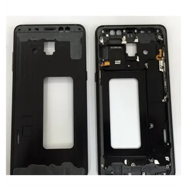Samsung Galaxy A8 Plus A730 carcasa central o marco negro premium