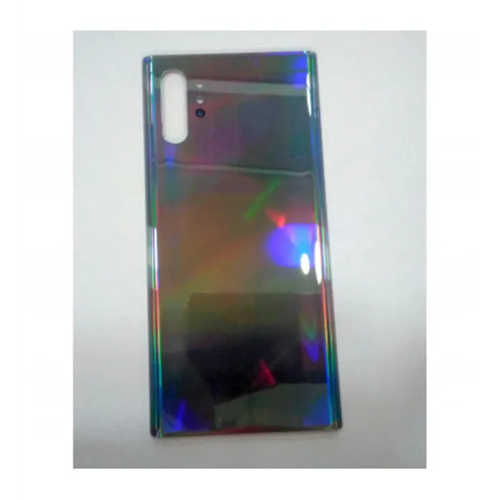Tapa trasera o tapa bateria plateada para Samsung Galaxy Note 10 Plus N975