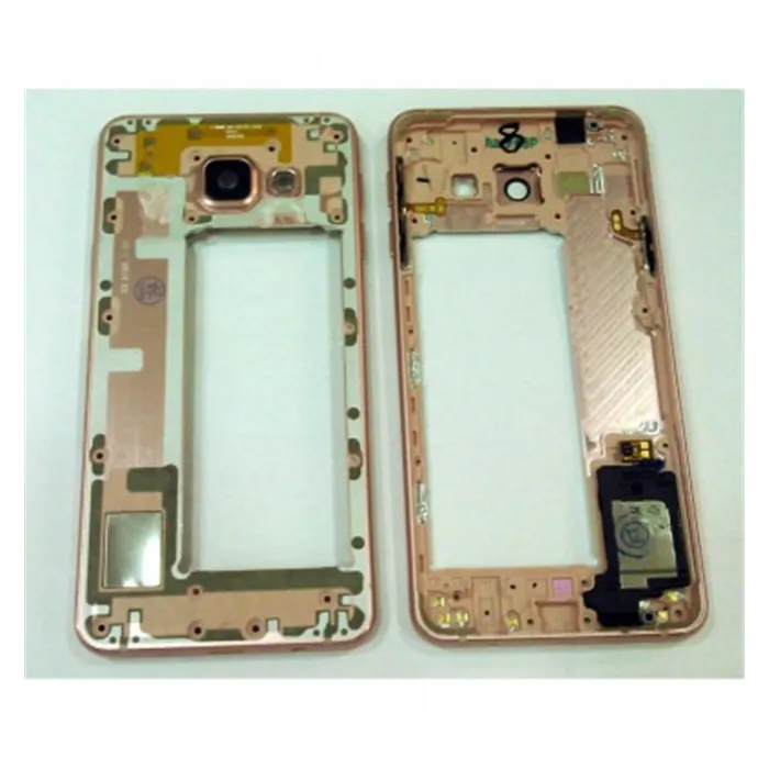 Samsung Galaxy A3 2016 A3100 A310F carcasa central o marco rosa premium