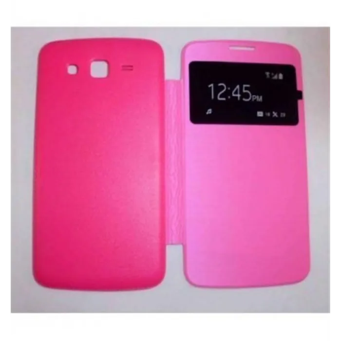 Funda inteligente S-View Cover rosa Samsung Galaxy Grand 2 G