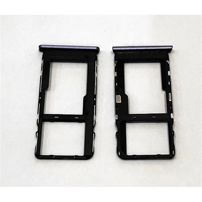 Soporte o bandeja dual SIM violeta para TCL 40 SE calidad premium