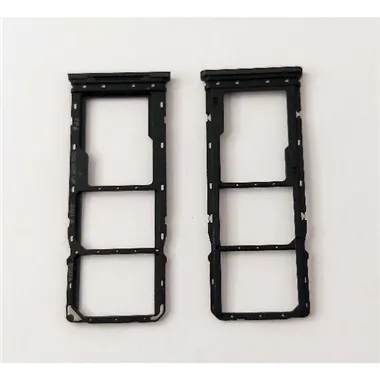 Soporte o bandeja dual sim negro para TCL 408 calidad premium