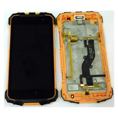 Ulefone Armor 2 pantalla lcd + tactil negro + marco naranja premium