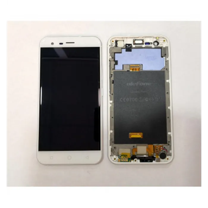 Pantalla LCD para Ulefone Paris mas tactil blanco mas marco blanco