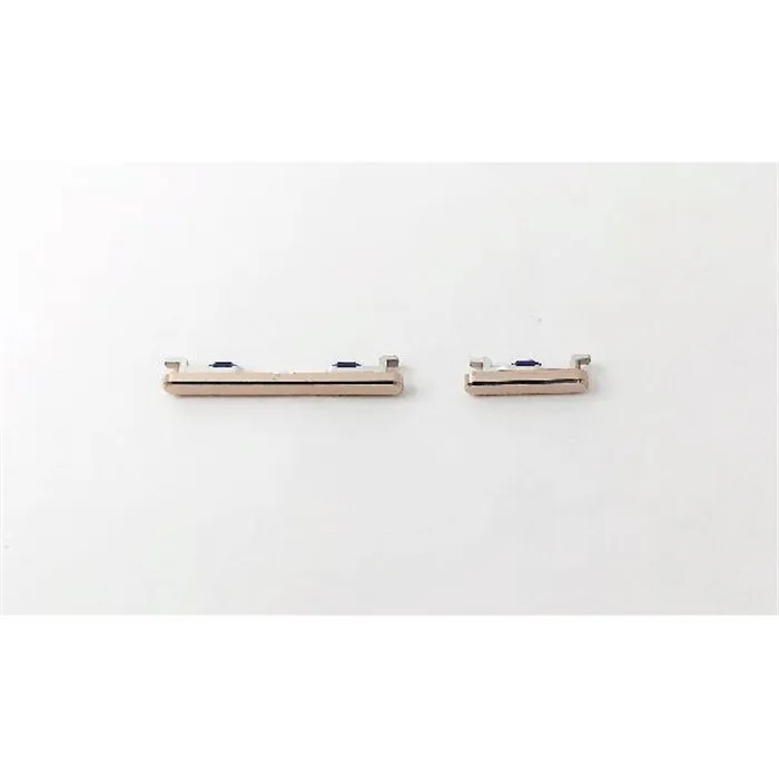 Set 2 botones dorados para Vivo V23 5G V2130 calidad premium